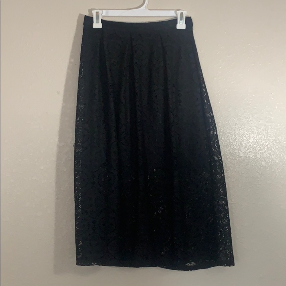High waisted cute black shirt size 2 NWOT